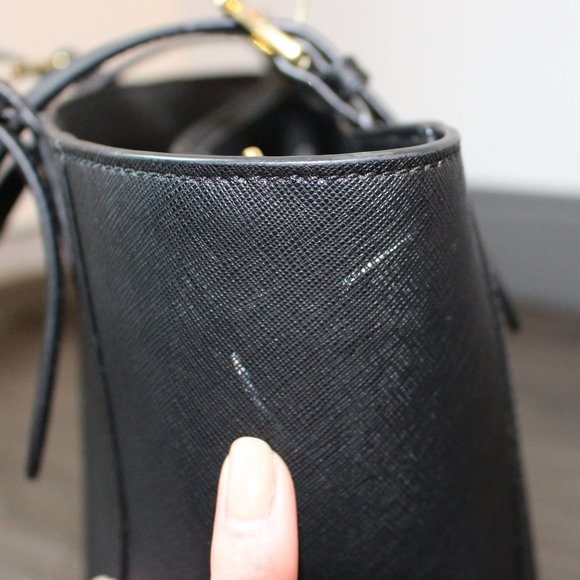 Tory Burch Black Leather Satchel - Picture 10 of 10